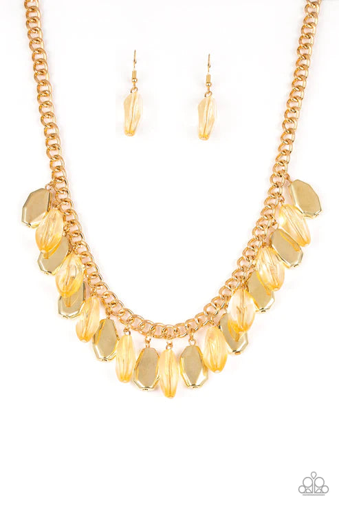 Fringe Fabulous - Gold  Necklace