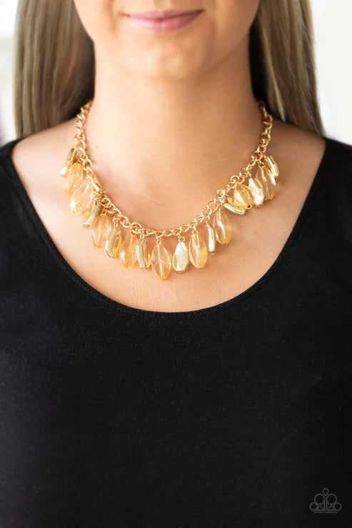 Fringe Fabulous - Gold  Necklace