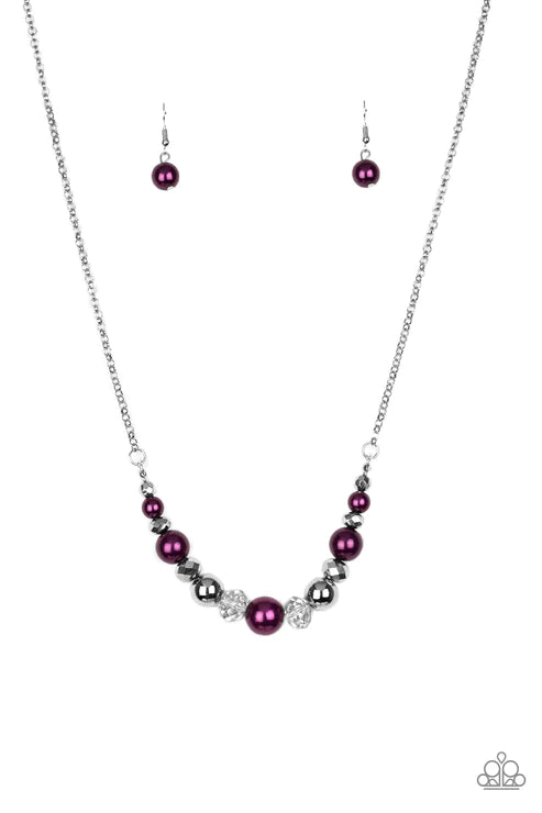 The Big-Leaguer - Purple Necklace