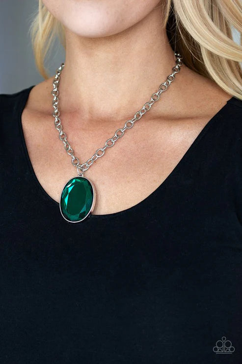 Light As HEIR - Green  Necklace