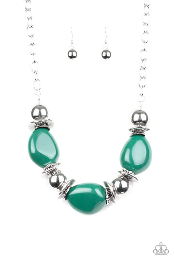 Vivid Vibes - Green  Necklace