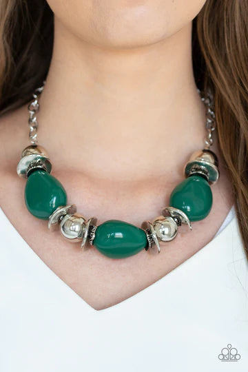 Vivid Vibes - Green  Necklace