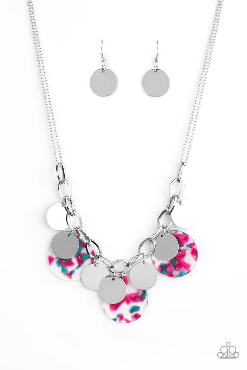 Confetti Confection - Pink  Necklace