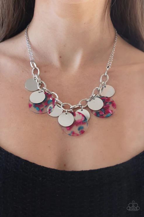 Confetti Confection - Pink  Necklace