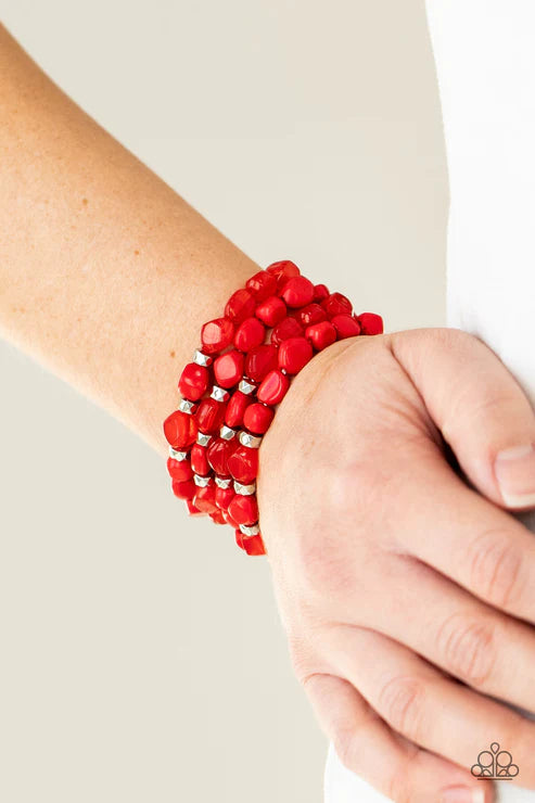 Nice GLOWING! - Red  Bracelet