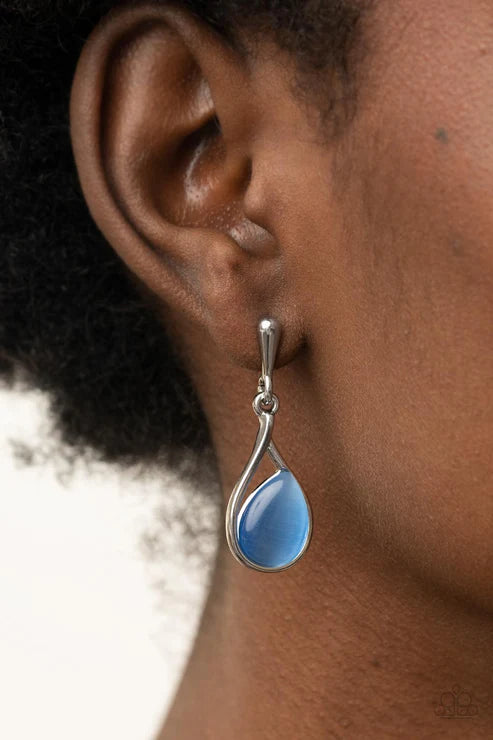 Pampered Glow Up - Blue  Post Earrings