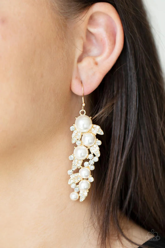 The Party Has Arrived - Gold  Earrings