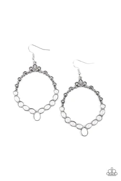 Thai Treasures - White  Earrings