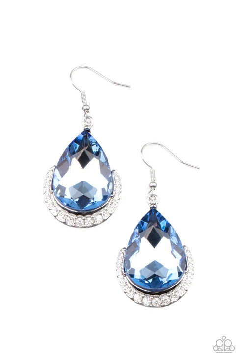 Mega Marvelous - Blue  Earrings