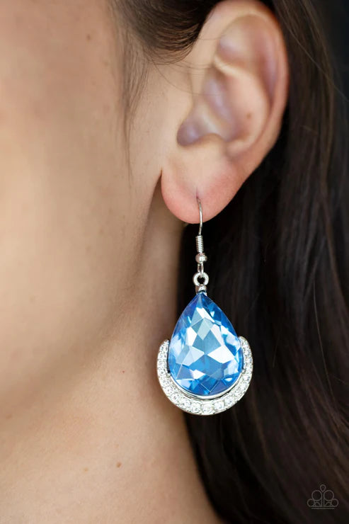 Mega Marvelous - Blue  Earrings