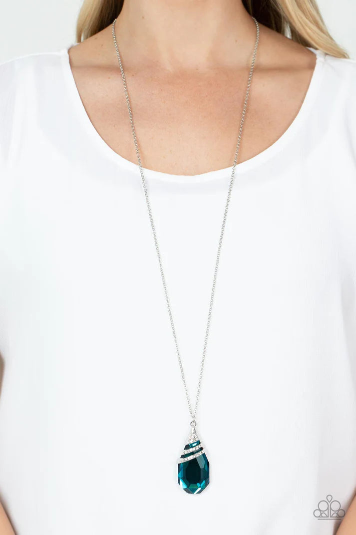 Demandingly Diva - Blue  Necklace