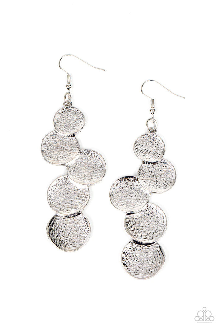 Token Gesture - Silver  Earrings