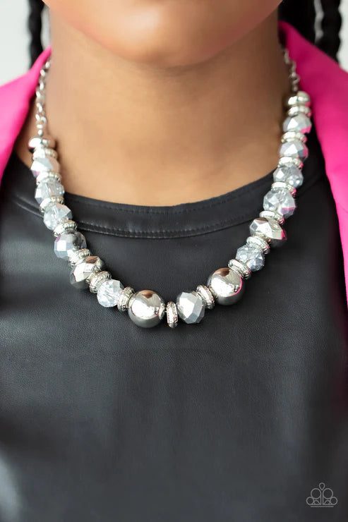 Interstellar Influencer - Silver  Necklace