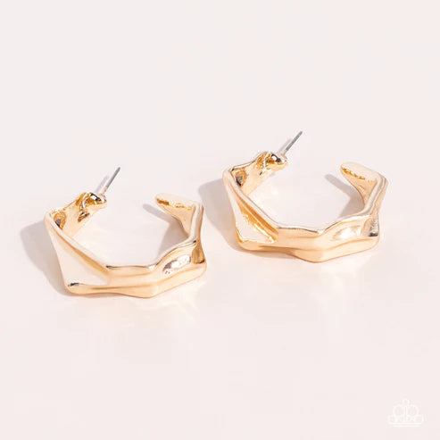 Cutting Edge Couture - Gold  Earrings