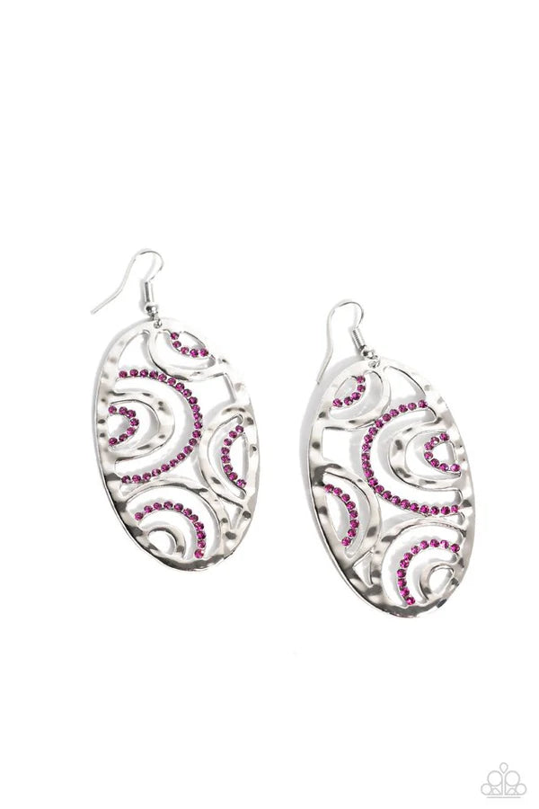 Paparazzi Earring - Seize the DAZE - Pink