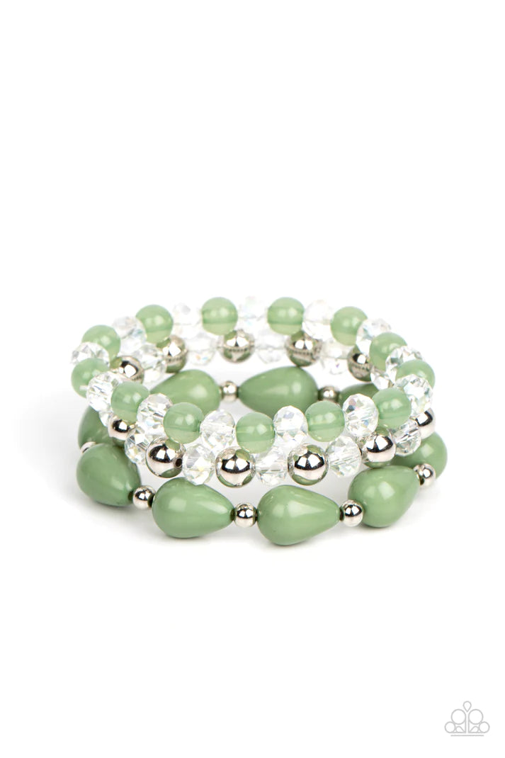 Beachside Brunch - Green  Bracelet