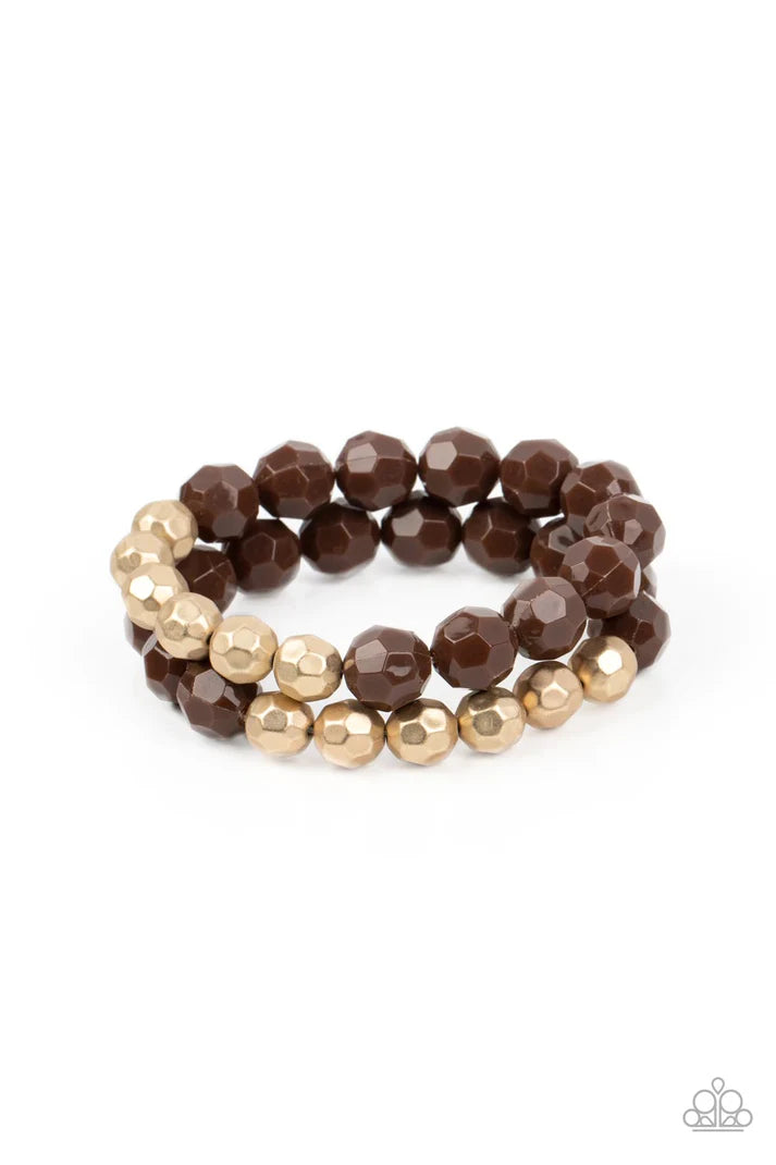 Grecian Glamour - Brown  Bracelet