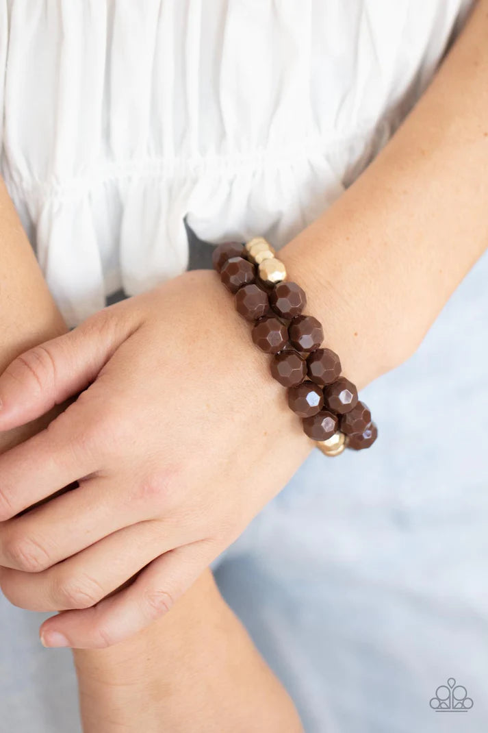 Grecian Glamour - Brown  Bracelet