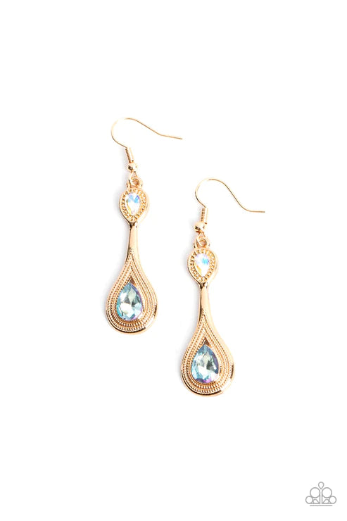 Dazzling Droplets - Multi  Earrings