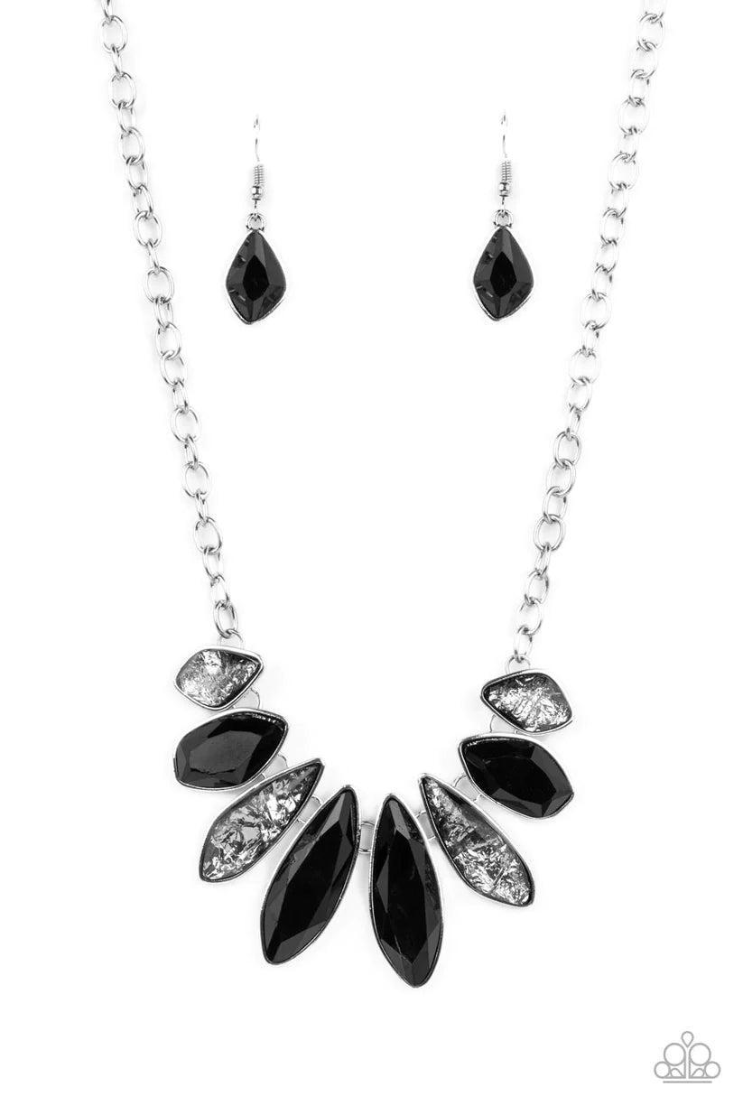 Crystallized Couture - Black  Necklace