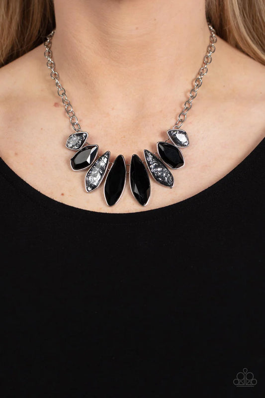 Crystallized Couture - Black  Necklace