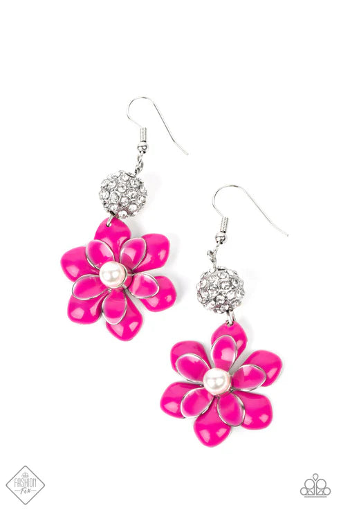 Bewitching Botany - Pink  Earrings