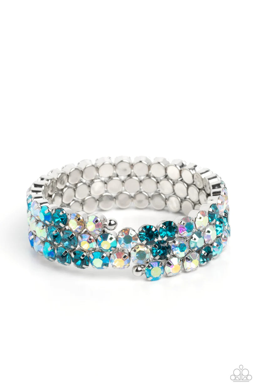 Paparazzi Iridescent Incantation - Blue  Bracelet