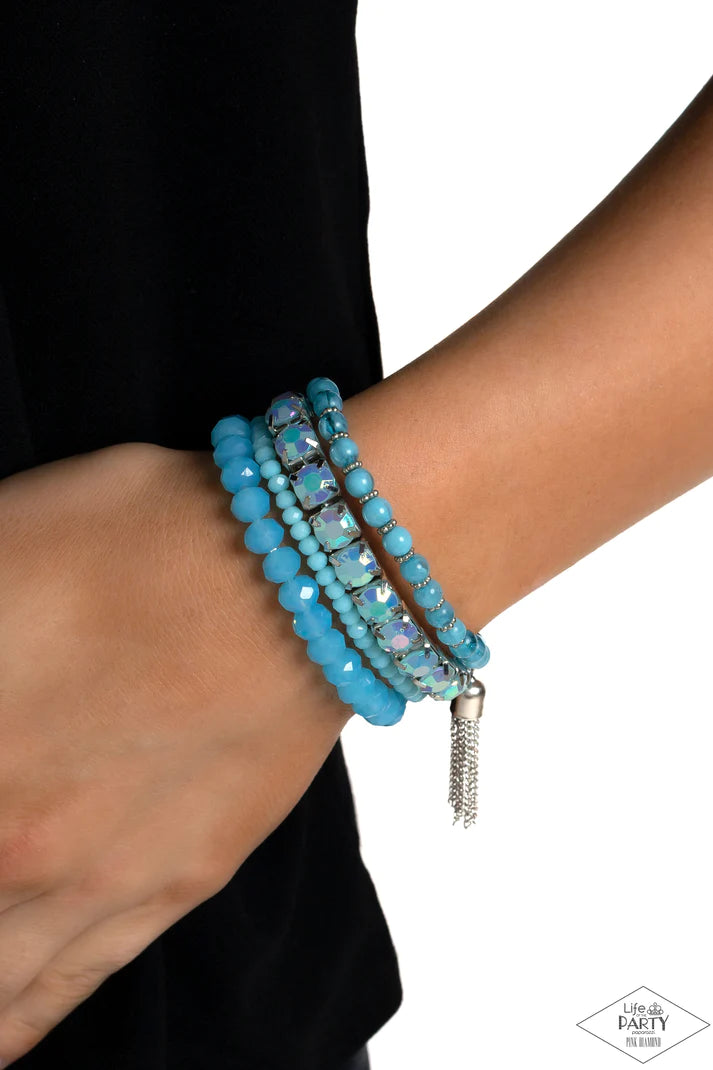 Day Trip Trinket - Blue  Bracelet