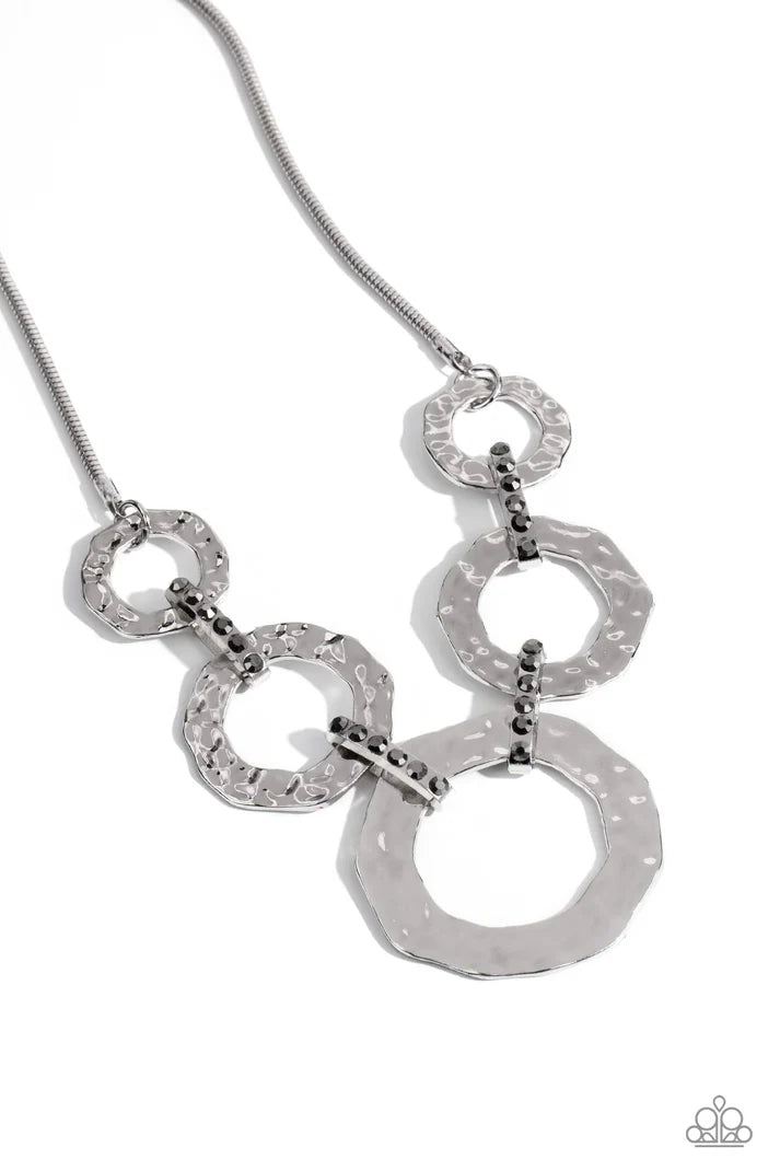 Rounded Redux - Silver Necklace