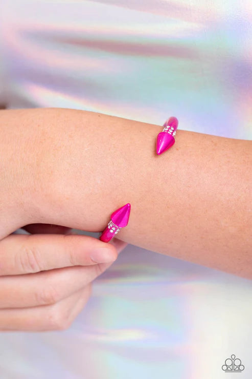 Punky Plot Twist - Pink  Bracelet