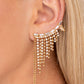 Tapered Tease - Gold Post Earrings