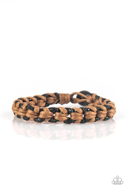 KNOT Another Word! - Brown  Bracelet